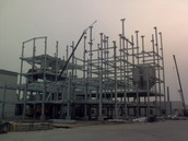 Steel Frame Work for Petrol Chemical Industry