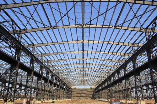 Steel Structure Industrial Building-Heavy Steel Frame Structure Construction Project Workshop