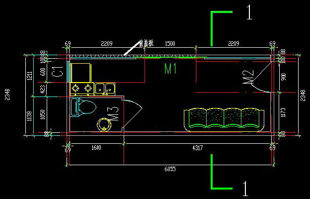 layout plan of container house