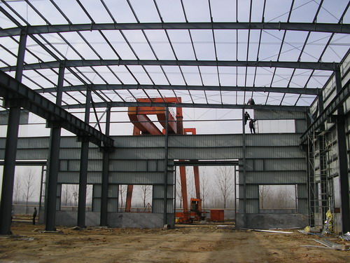 steel structure workshop with main Steel Structure: Steel Welded H Section