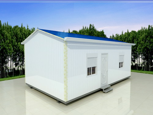 Steel prefabicated house is good for fire proofing, water proofing, corrosion-resistant, sound-insulating and heat-insulating