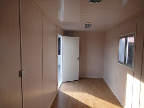 inner of container house sample, 40 sets container house exported to South Africa