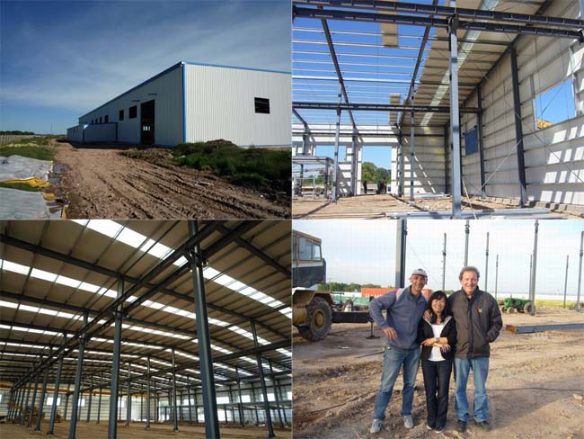 light steel workshop project in Argentina