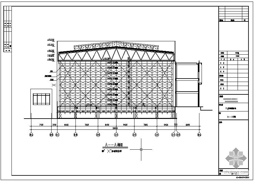 steel structure design-drawing of Steel Structural Show Room