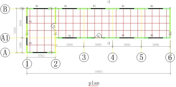 prefab house desing-drawing of Steel Prefab House