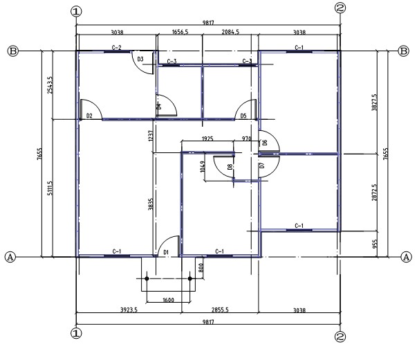 18 3 Storey Commercial Building Floor Plan 185 Square Meter